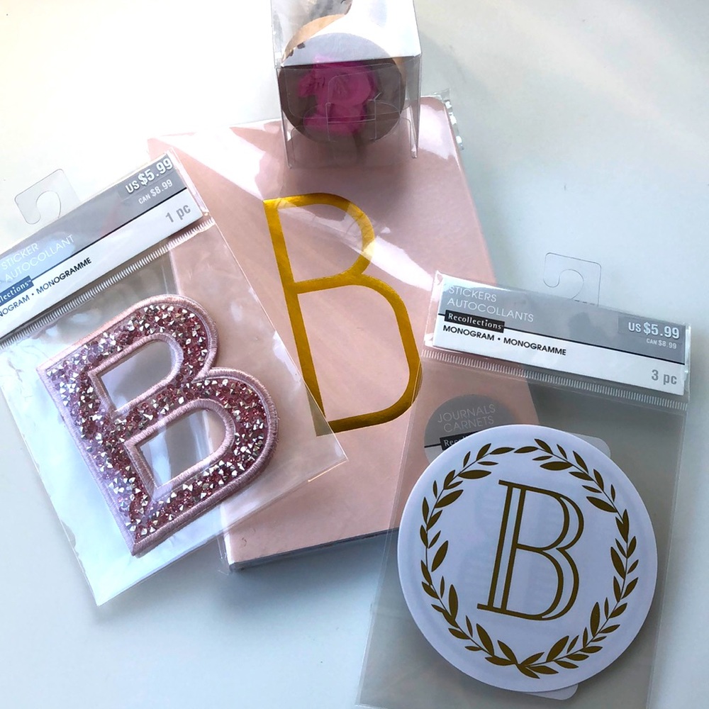🌸 Monogrammed ‘B’ bundle NWT
